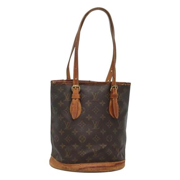 LOUIS VUITTON Monogram Bucket PM Shoulder Bag M42238 - Picture 1 of 16